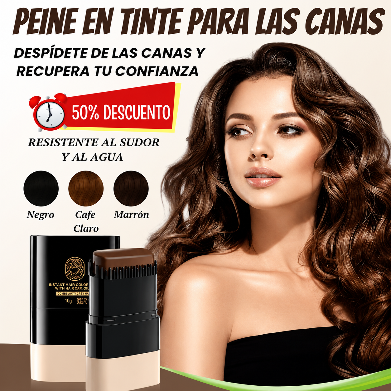 Cubre al instante las canas con este peine - OFERTA ⭐️⭐️⭐️⭐️⭐️