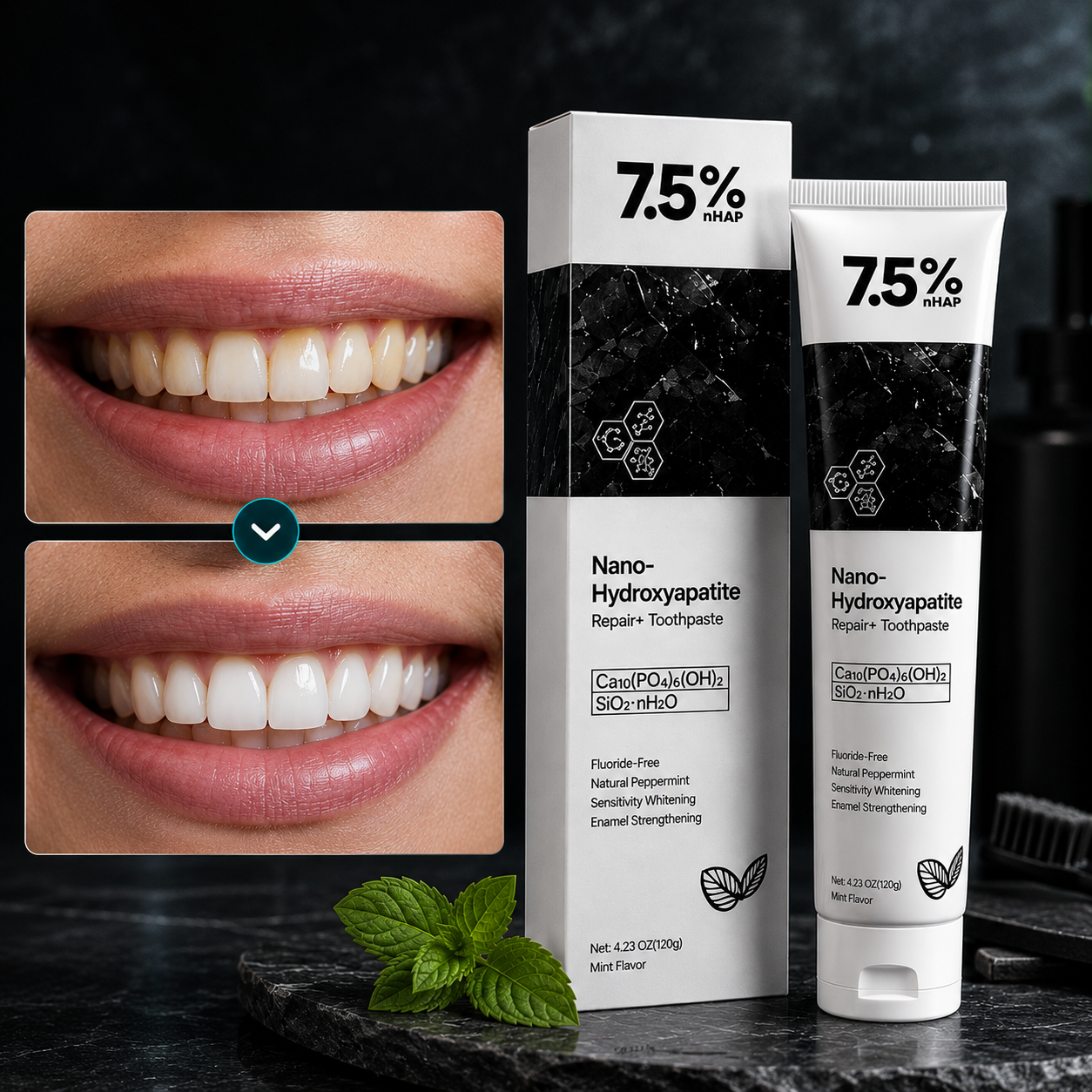 Recupera tu sonrisa desde la raíz con la hidroxiapatita - OFERTA ⭐️⭐️⭐️⭐️⭐️