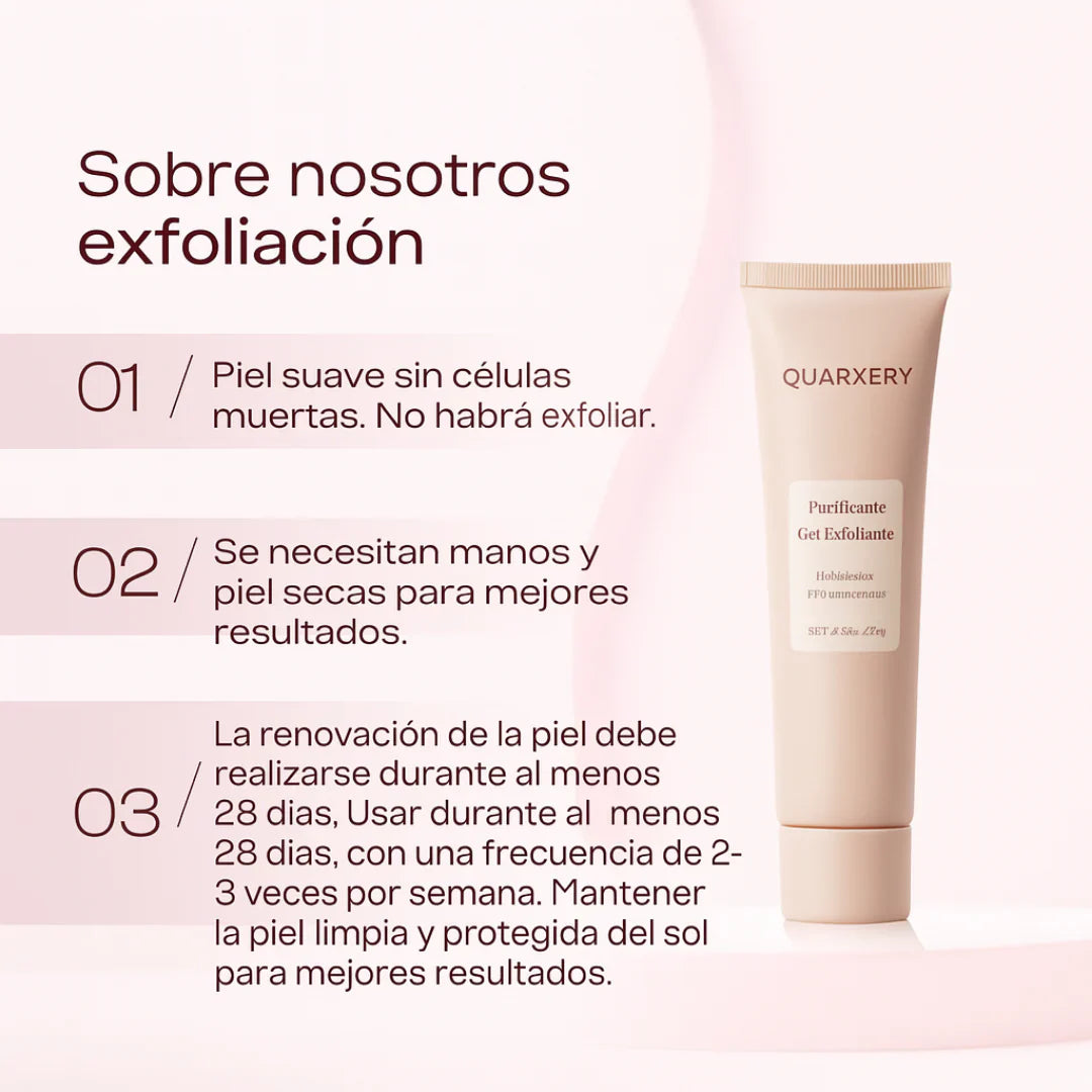 GEL EXFOLIANTE ACLARADOR QUARXERY ORIGINAL 🔥OFERTA 😍