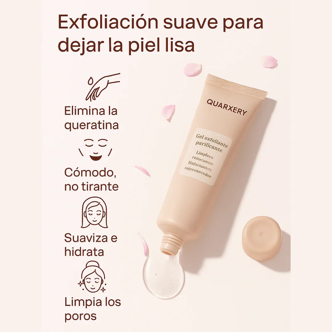 GEL EXFOLIANTE ACLARADOR QUARXERY ORIGINAL 🔥OFERTA 😍
